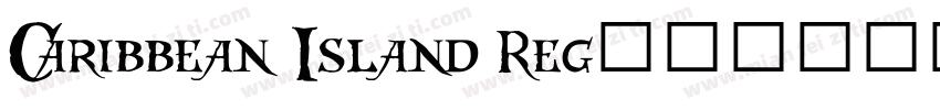 Caribbean Island Reg字体转换